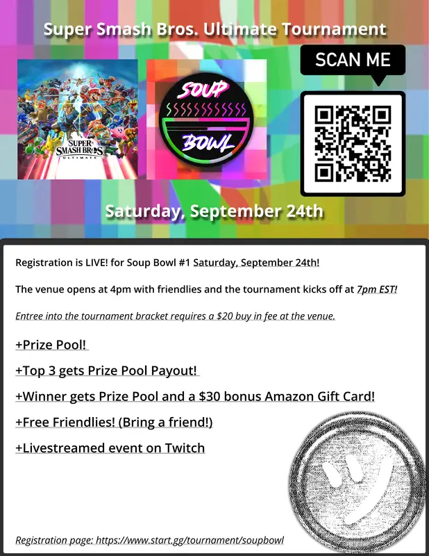 Soup Bowl One tournament flyer